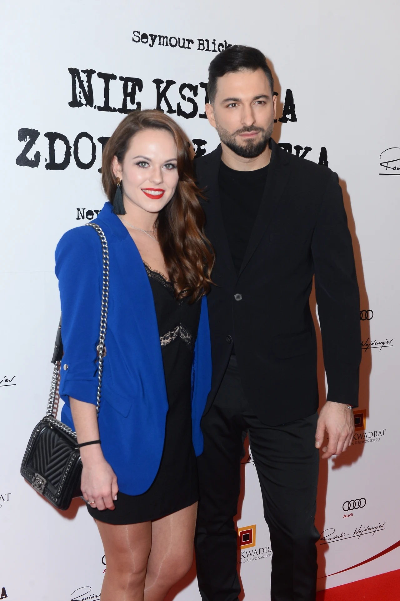 Rafał Maślak z żoną, Kamilą Rafał Maślak z żoną, Kamilą