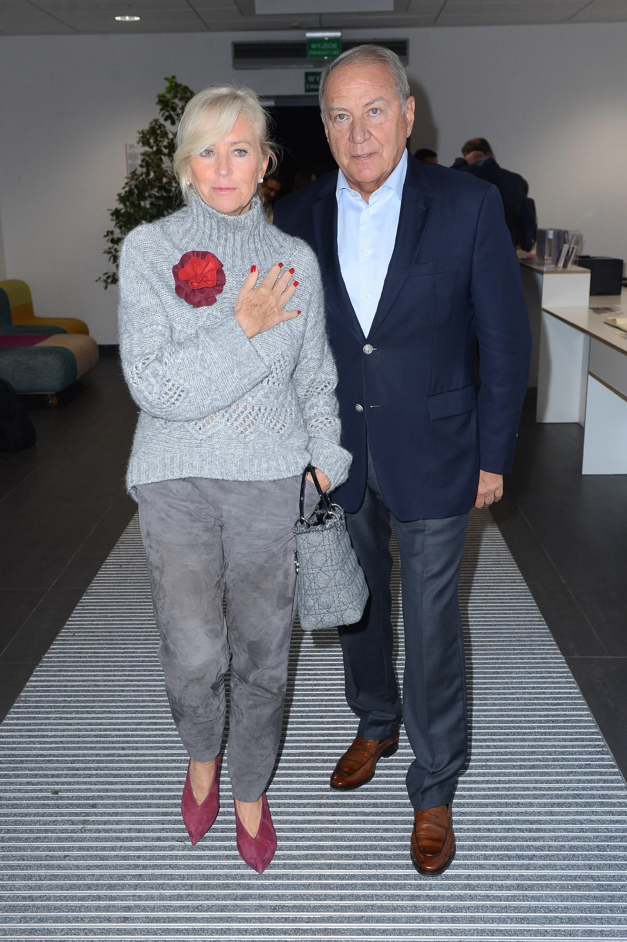 Katarzyna Frank-Niemczycka z mężem