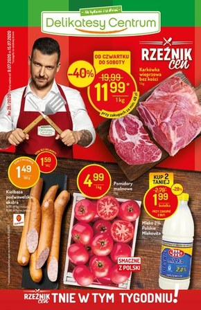 Rzeźnik tnie ceny w Delikatesach Centrum