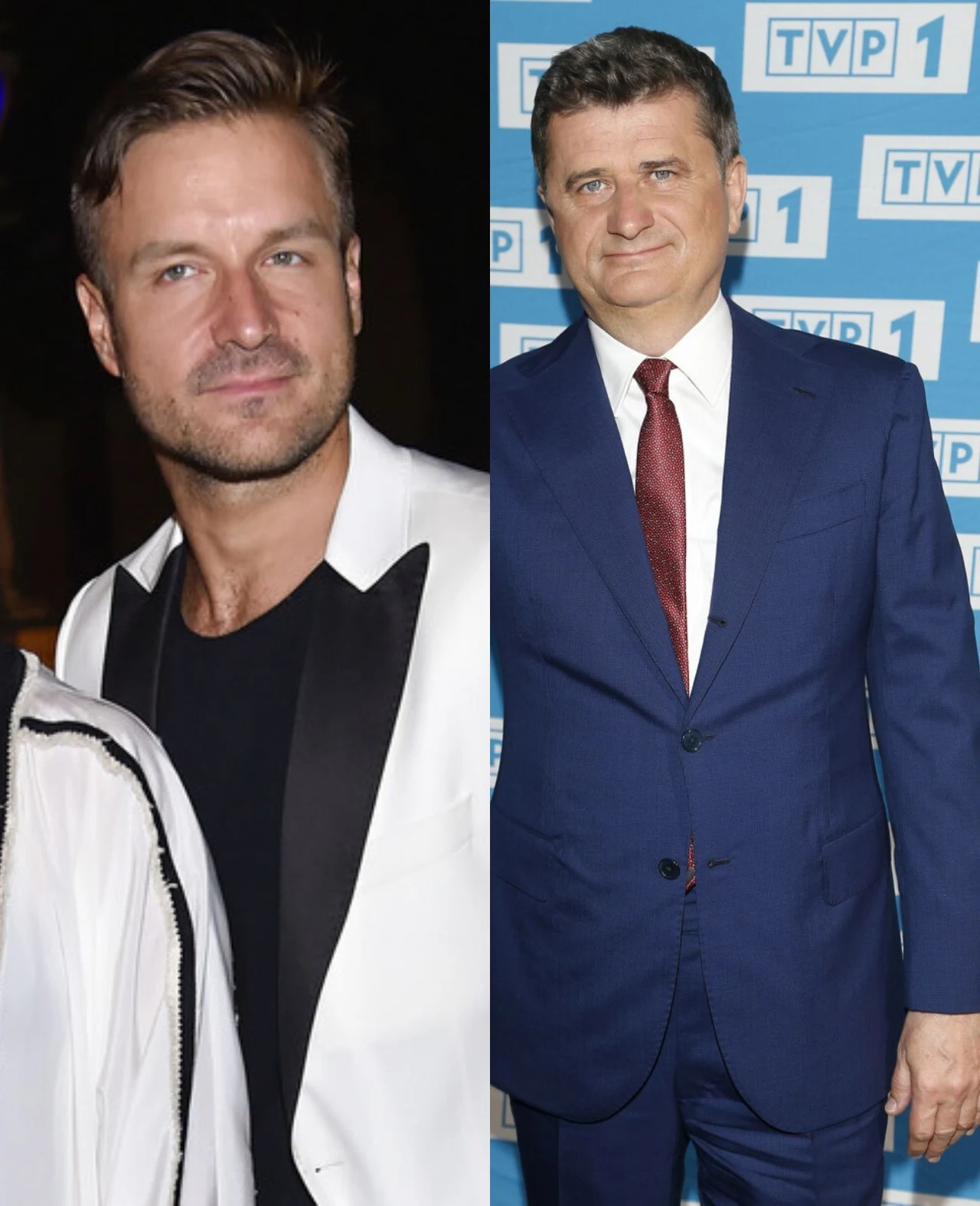 Piotr Stramowski i Janusz Palikot