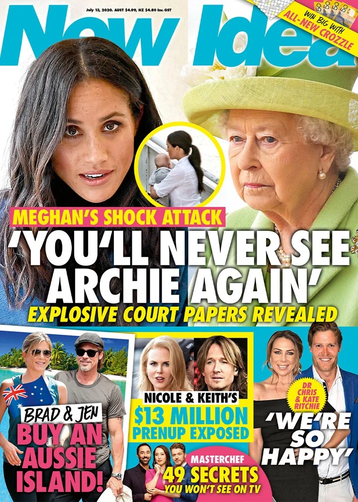 O sprawie pisze brukowiec "New Idea" O sprawie pisze brukowiec "New Idea"