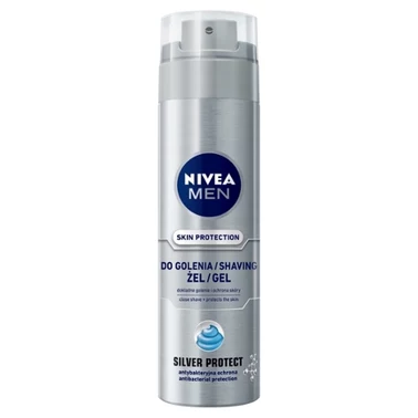 NIVEA MEN Silver Protect Żel do golenia 200 ml - 1