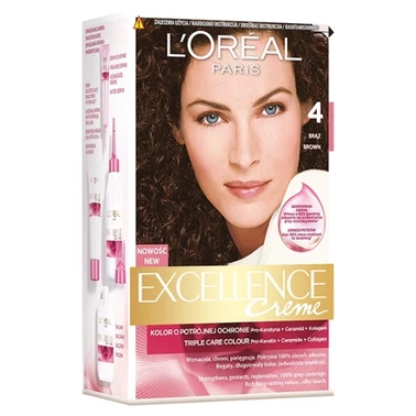 L'Oréal Paris Excellence Creme Farba do włosów 400 brąz - 1