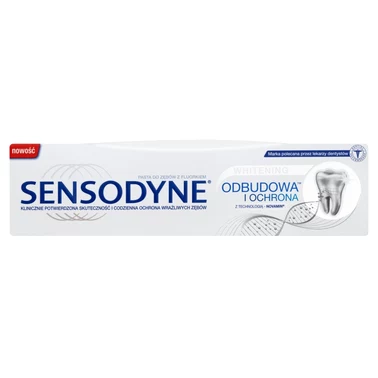 Sensodyne Whitening Wyrób medyczny pasta do zębów z fluorkiem odbudowa i ochrona 75 ml - 14
