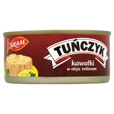 Graal Tuńczyk kawałki w oleju roślinnym 170 g - 3