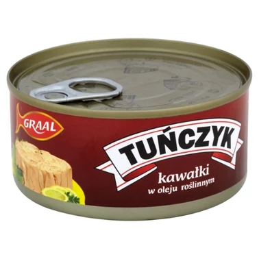 Graal Tuńczyk kawałki w oleju roślinnym 170 g - 2