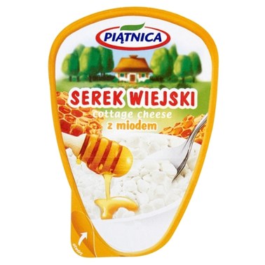 Piątnica Serek wiejski z miodem 150 g - 1