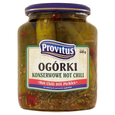 Provitus Ogórki konserwowe hot chili 640 g - 3