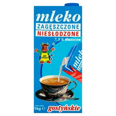 SM Gostyń Mleko gostyńskie zagęszczone niesłodzone 7,5% 1 kg - 1