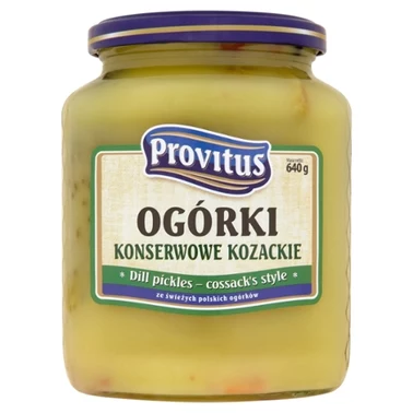 Provitus Ogórki konserwowe kozackie 640 g - 3
