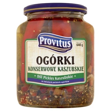 Provitus Ogórki konserwowe kaszubskie 640 g - 3