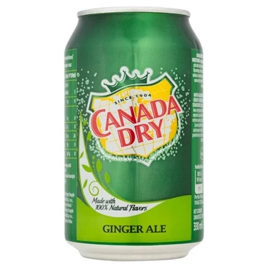Canada Dry Ginger Ale Napój gazowany o smaku imbirowym 330 ml - 1