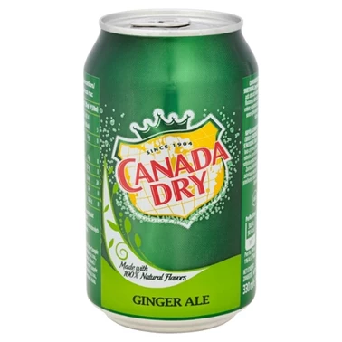 Canada Dry Ginger Ale Napój gazowany o smaku imbirowym 330 ml - 0