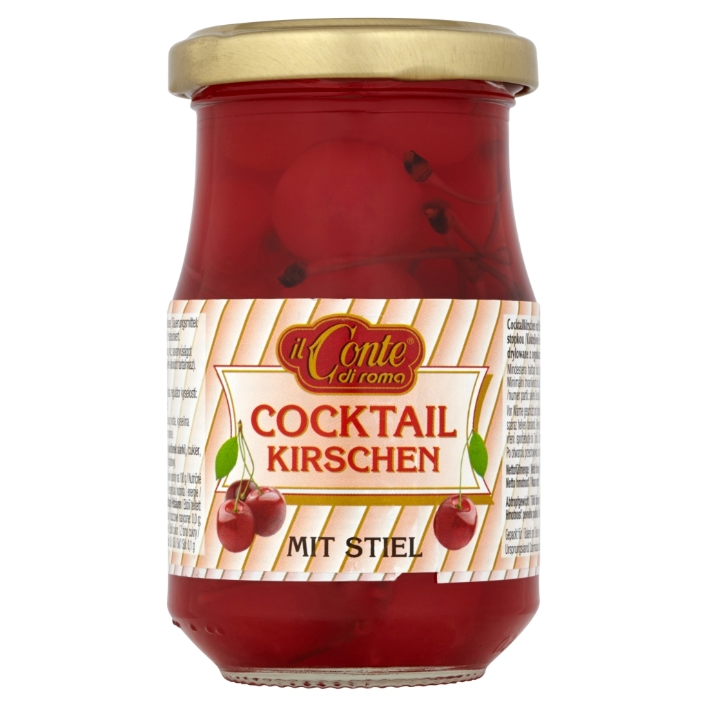 Il Conte di Roma Czereśnie koktajlowe 225 g promocje i gdzie można