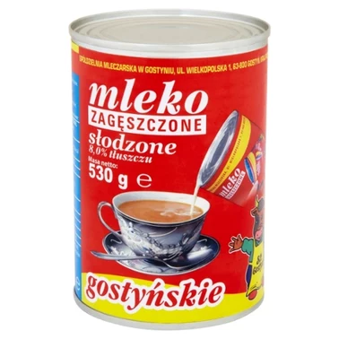 SM Gostyń Mleko gostyńskie zagęszczone słodzone 8,0% 530 g - 2