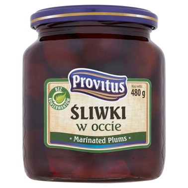 Provitus Śliwki w occie 480 g - 3