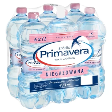 Primavera Woda źródlana niegazowana 6 x 1 l - 3