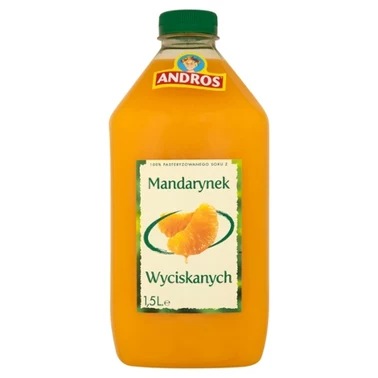 Andros 100 % soku z wyciskanych klementynek 1,5 l - 3