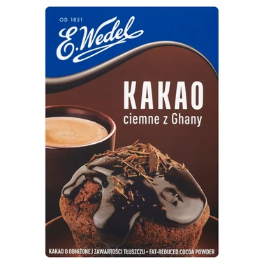 E. Wedel Kakao z Ghany ciemne 80 g - 1