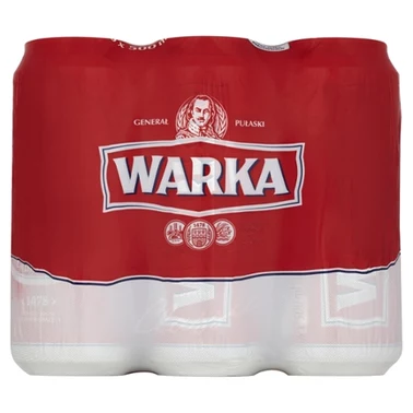 Warka Classic Piwo jasne 6 x 500 ml - 2
