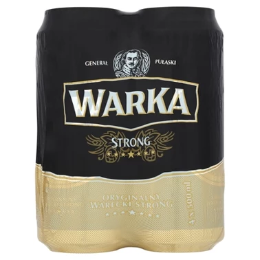 Warka Strong Piwo jasne 4 x 500 ml - 4