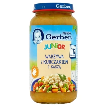 Gerber Warzywa z kurczakiem i kaszą dla dzieci po 12. miesiącu 250 g - 2