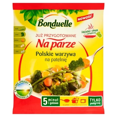 Bonduelle Już przygotowane na parze Polskie warzywa na patelnię 400 g - 1