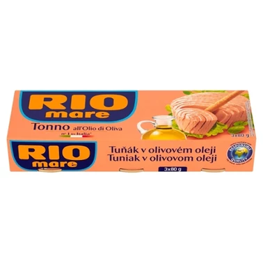 Rio Mare Tuńczyk w oliwie z oliwek 3 x 80 g - 1