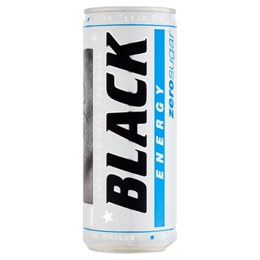 Black Energy Zero Sugar Gazowany napój energetyzujący bez cukru 250 ml - 5