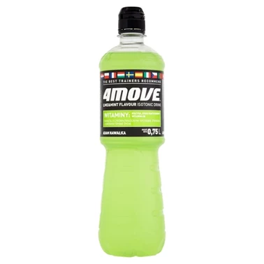 4Move Napój izotoniczny niegazowany o smaku limonka-mięta 750 ml - 5