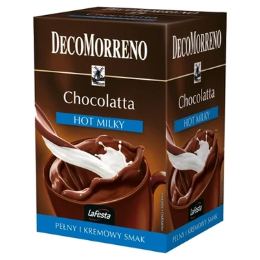 DecoMorreno Hot Milky Napój instant o smaku czekolady mlecznej 250 g (10 x 25 g) - 1