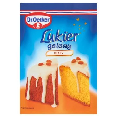 Dr. Oetker Lukier gotowy biały 100 g - 2