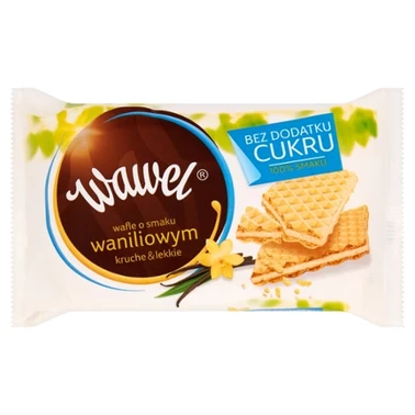 Wawel Wafle waniliowe bez dodatku cukru 110 g - 2