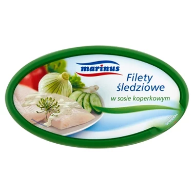 Marinus Filety śledziowe w sosie koperkowym 250 g - 3