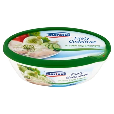 Marinus Filety śledziowe w sosie koperkowym 250 g - 2