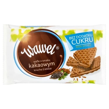 Wawel Wafle kakaowe bez dodatku cukru 110 g - 2
