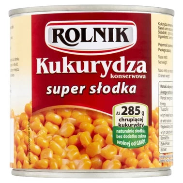 Rolnik Kukurydza konserwowa super słodka 340 g - 1