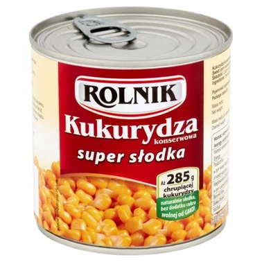 Rolnik Kukurydza konserwowa super słodka 340 g - 0