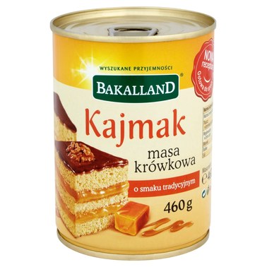 Bakalland Kajmak masa krówkowa o smaku tradycyjnym 460 g - 2