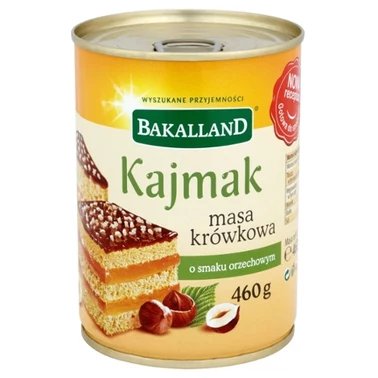 Bakalland Kajmak masa krówkowa o smaku orzechowym 460 g - 2