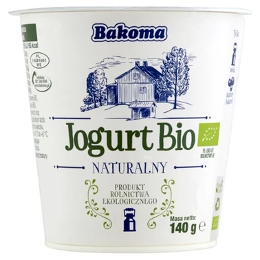 Bakoma Jogurt Bio naturalny 140 g - 3