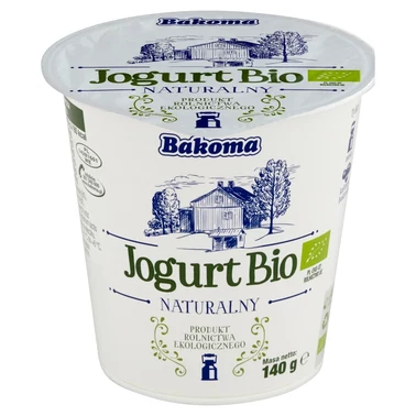Bakoma Jogurt Bio naturalny 140 g - 2