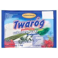 Włoszczowa Twaróg półtłusty włoszczowski krajanka 1 kg