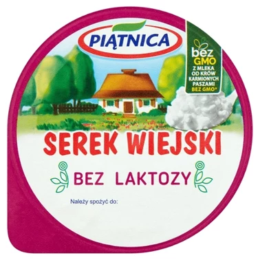 Piątnica Serek wiejski bez laktozy 200 g - 3