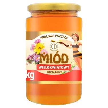 Królowa Pszczół Miód nektarowy wielokwiatowy 1 kg - 1