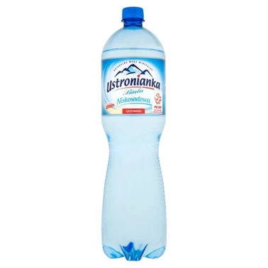 Ustronianka Biała Naturalna woda mineralna gazowana 1,5 l - 2