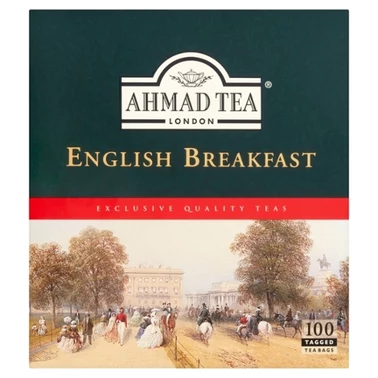 Ahmad Tea English Breakfast Herbata czarna 200 g (100 torebek z zawieszką) - 0