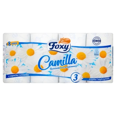 Foxy Camilla Papier toaletowy o zapachu rumianku 8 rolek - 1