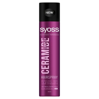 Syoss Ceramide Complex Lakier do włosów wzmacniający megamocny 300 ml - 1