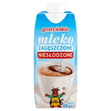 SM Gostyń Gostyńskie mleko zagęszczone niesłodzone 7,5% 500 g - 0